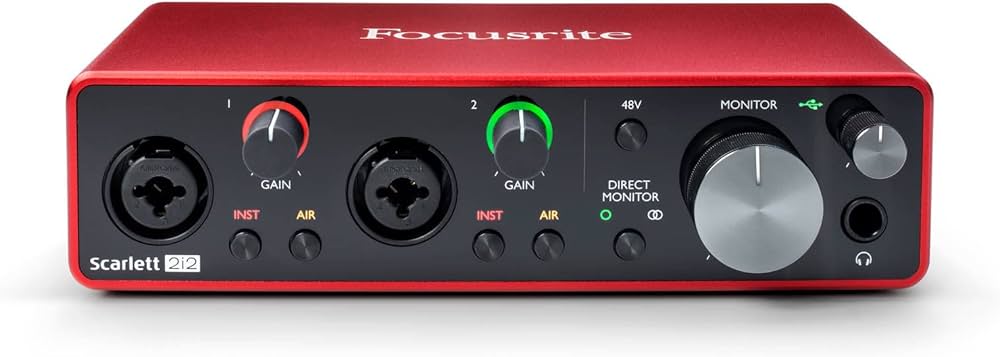 Focusrite Scarlett 2i2 Audio Interface