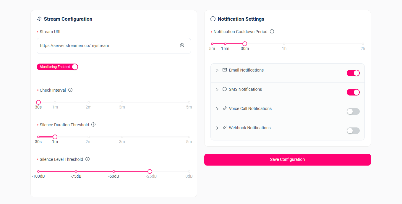 Automatic Silence Detection